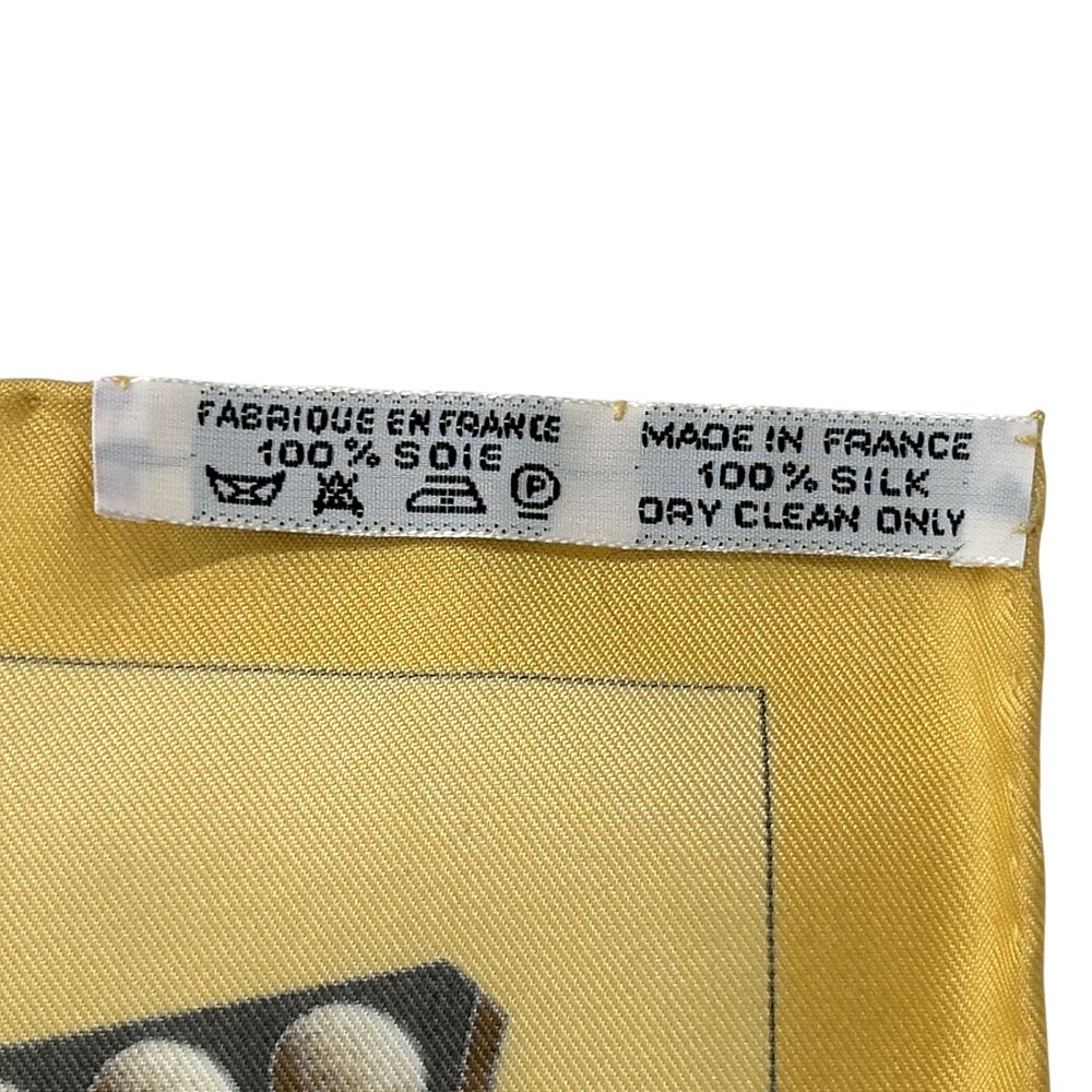 エルメス HERMES スカーフ カレ90 L'OR DES CHEFS 首長達の金