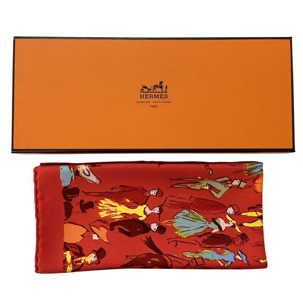 エルメス HERMES スカーフ プチカレ Paddock パドック レディース