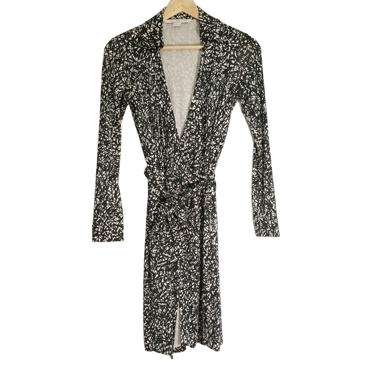 DVFダイアンフォンファステンバーグ 総レース 長袖ワンピース【サイズ０】 ダイアン・フォン・ファステンバーグ ワンピース サイズ0 XS