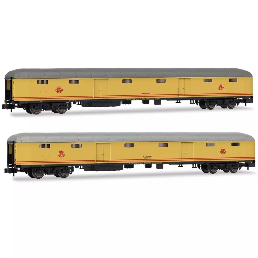 新品】鉄道模型 1/160 RENFE. 2-unit set postal van. DGCT-2 + DGCT-10.