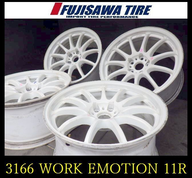 3166 B WORK EMOTION 11 R 18 x 9 5 JJ H 114 3 41 4本