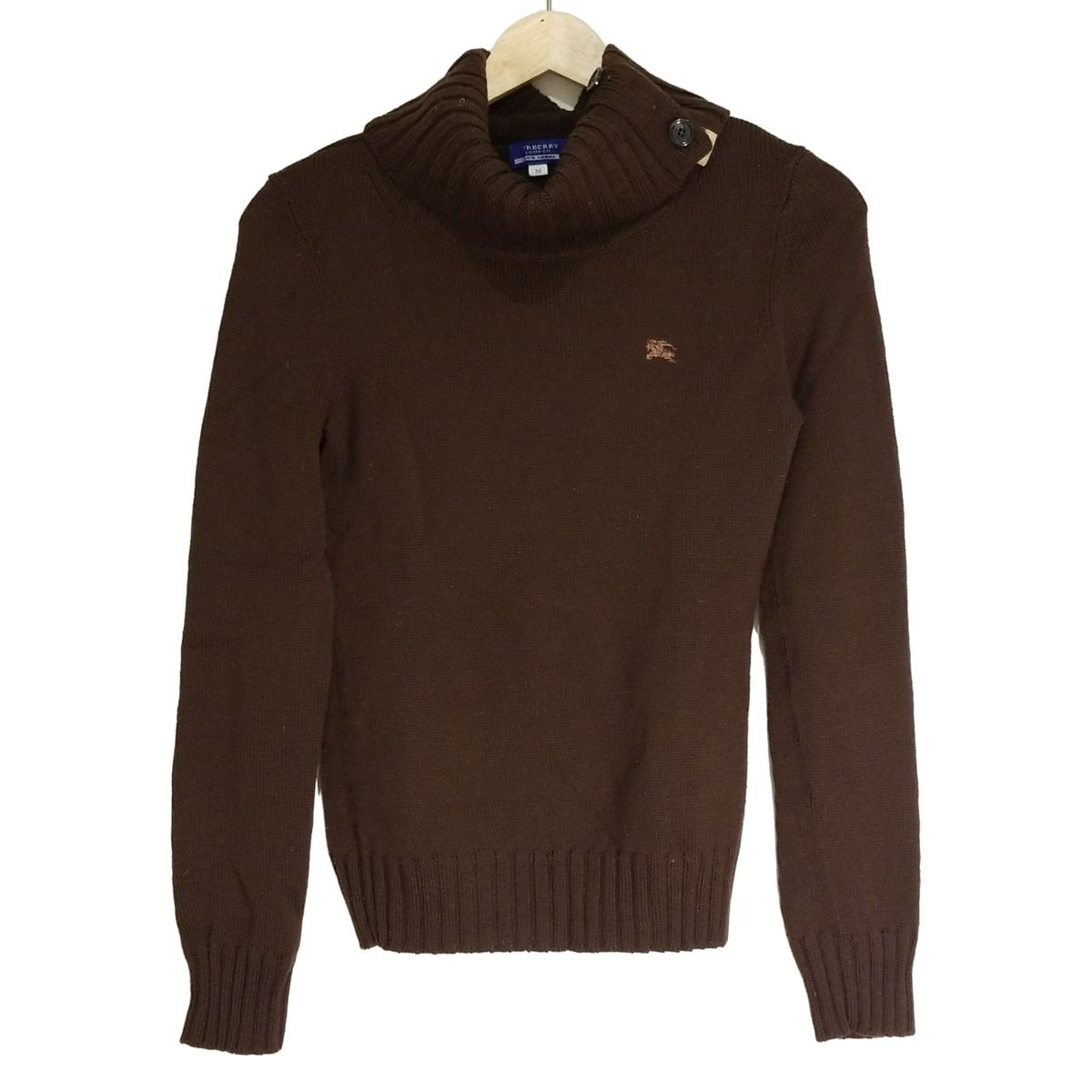 美品　BURBERRY バーバリー ブルーレーベル　タートルニット　リボン　38 Burberry Blue Label(バーバリーブルーレーベル) 長袖セーター サイズ