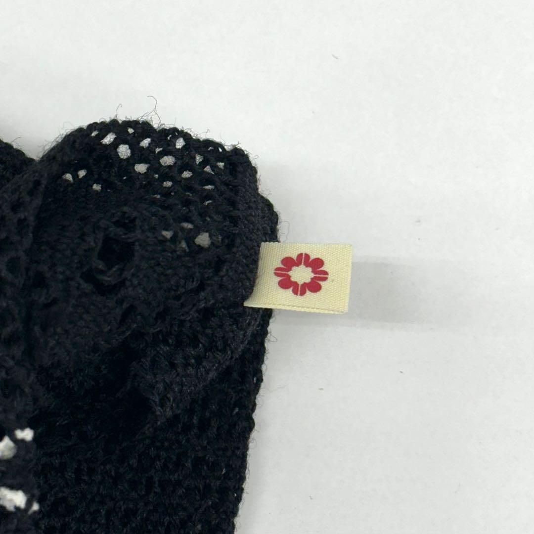  着物と帯 時流 s レース半幅帯 ふりふ 黒色 猫柄 半巾 半幅 小袋帯 帯