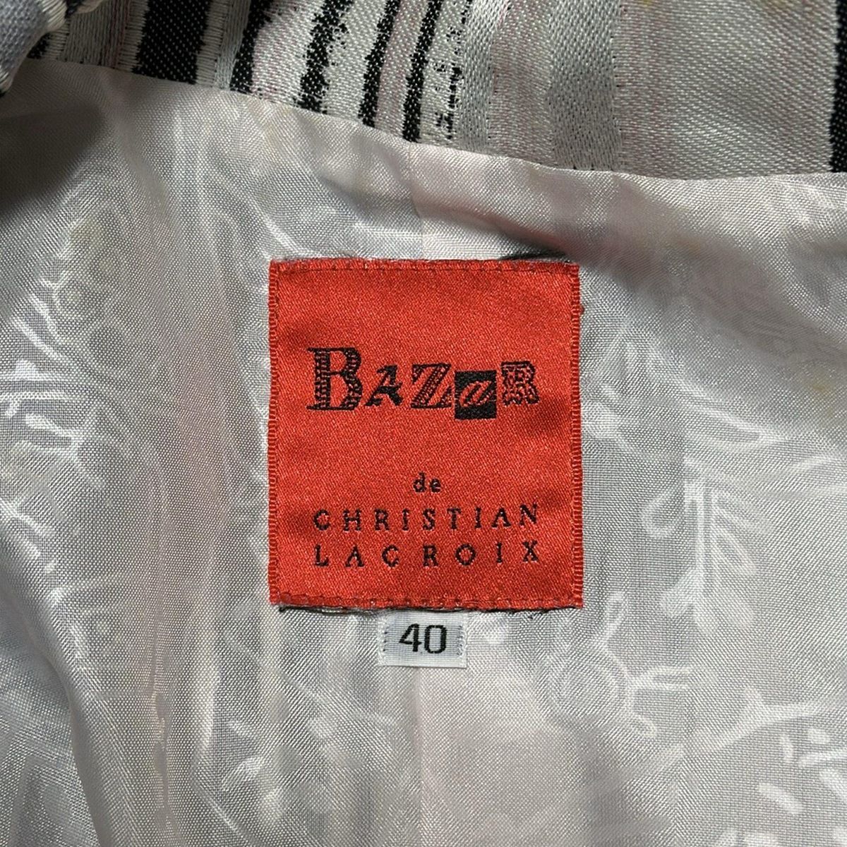 Christian Lacroix(クリスチャンラクロワ) ジャケット サイズ40 M