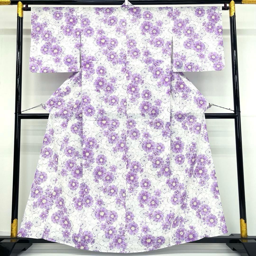 着物と帯 時流】Y25836ts◇浴衣◇綿絽 未使用品 綿100% 八重桜 - メルカリ
