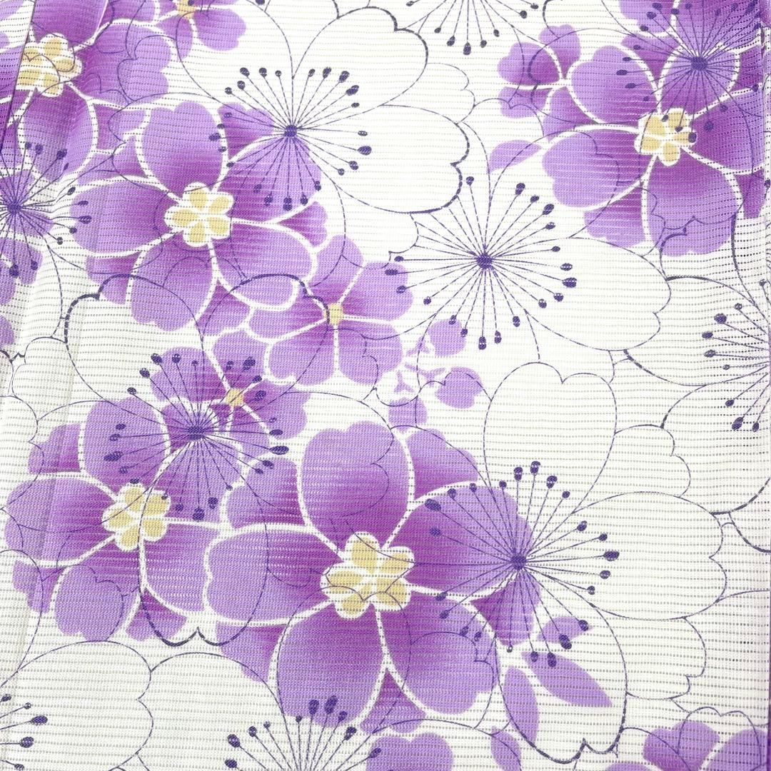 着物と帯 時流】Y25836ts◇浴衣◇綿絽 未使用品 綿100% 八重桜 - メルカリ