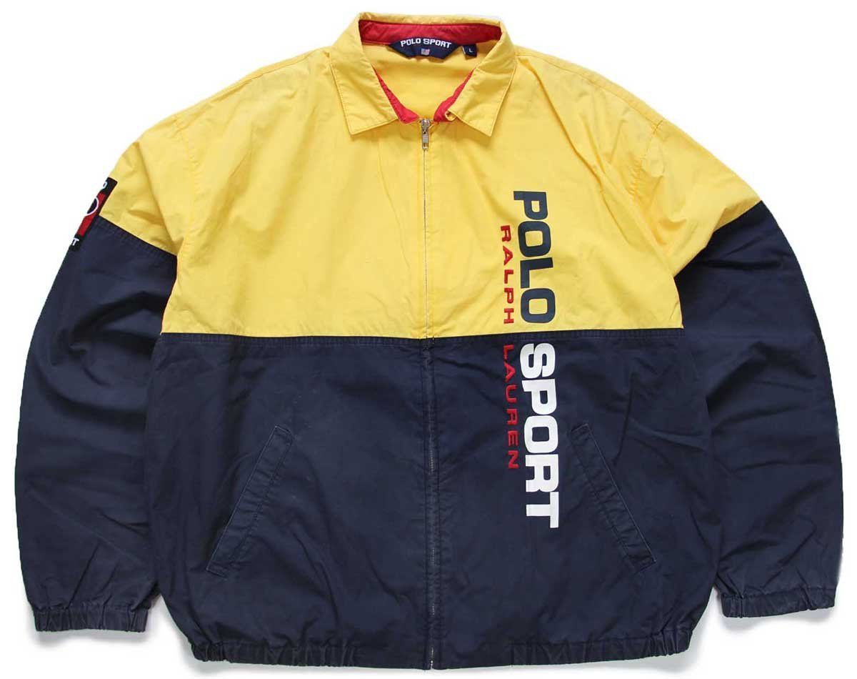 90s POLO SPORT ポロ スポーツ ラルフローレン チンスト付き ツートン