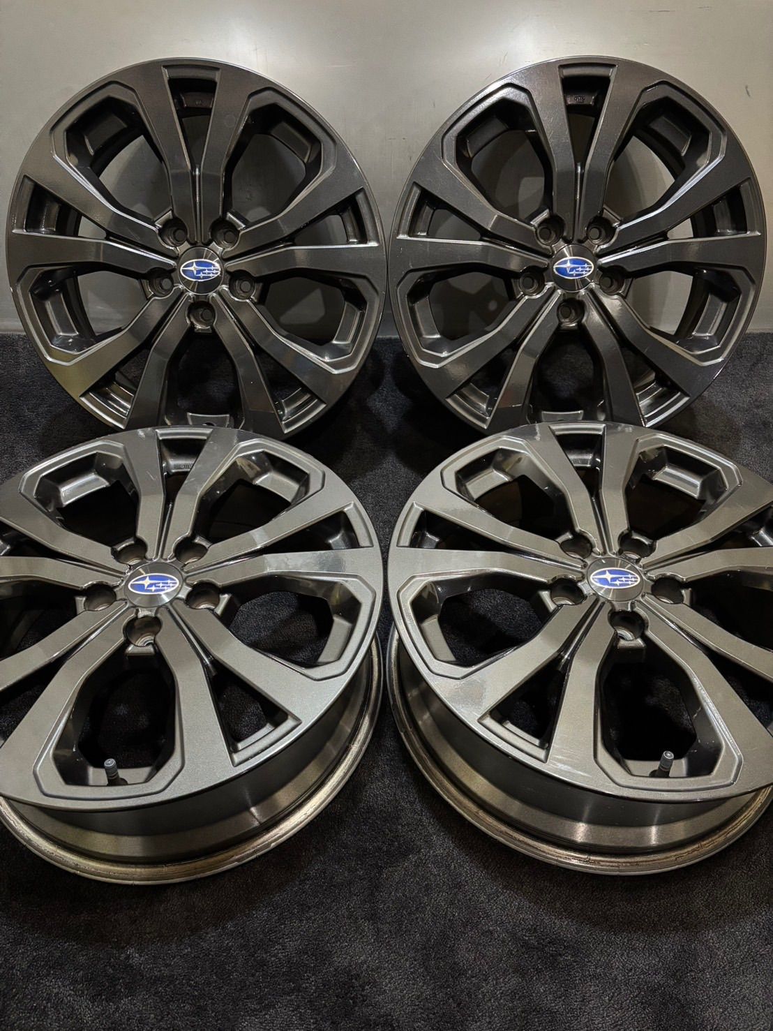 ☆スバル SK フォレスター 純正 ENKEI製 18インチ 7J +48 114.3 5H