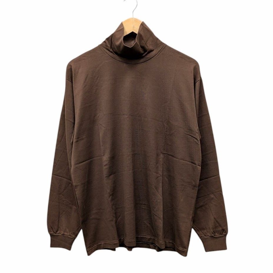 美品 AURALEE オーラリー A20AP02GT LUSTER PLAITING HI NECK L/S TEE