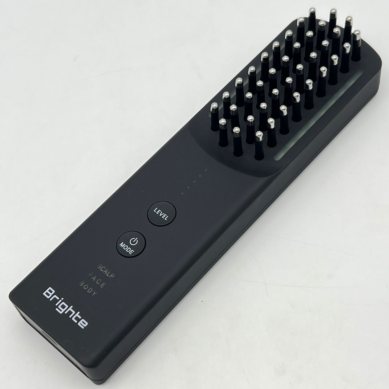 美品】Brighte ELEKI BRUSH+ BRT-FSB180 ブラック 美顔器 EMS フェイス