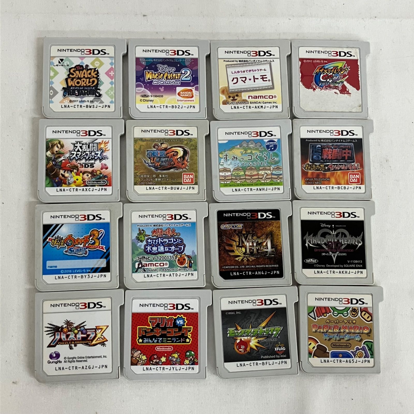 中古 NINTENDO 3DS ソフト まとめ 16個セット YDQ003U c069 - メルカリ