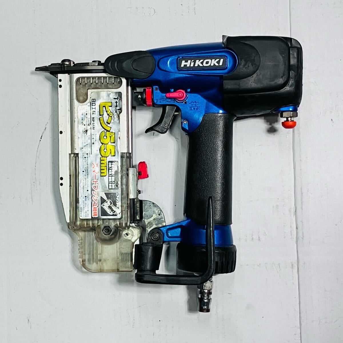整備品 動作良好 HIKOKI 日立 常圧 55 mm ピンネイラ NP M 本体のみ