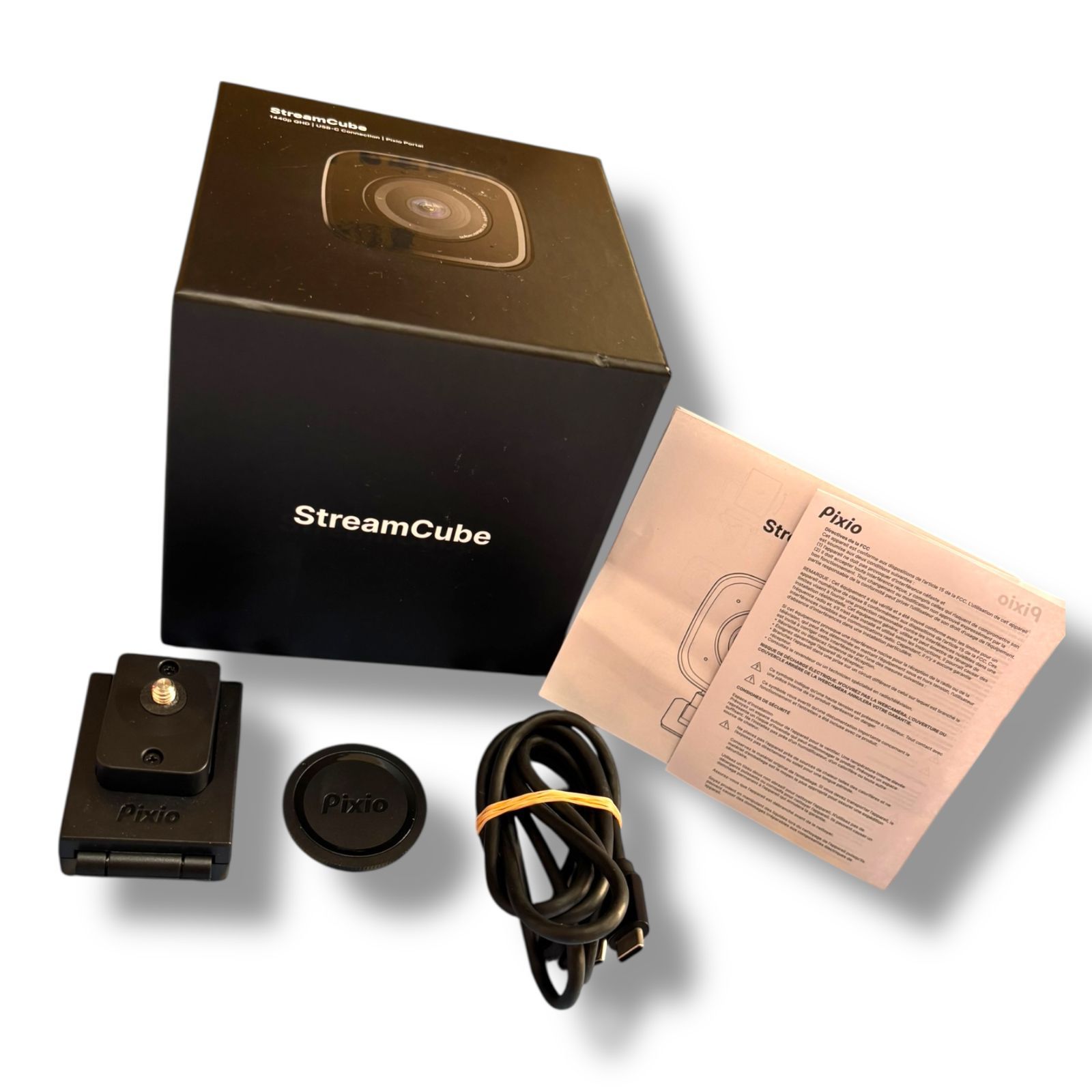 No,2831]Pixio WEBカメラ AI搭載 PXSC1 StreamCube 2K 1440p/30fps