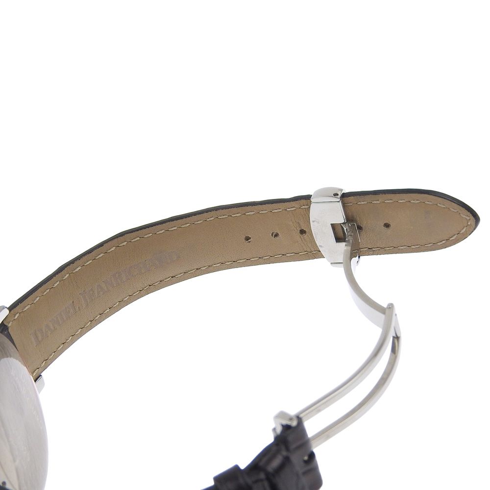  ジャンリシャール タキメーター 25042 ステンレススチール クロコダイル 自動巻き クロノグラフ メンズ 白文字盤 腕時計 その他 時計