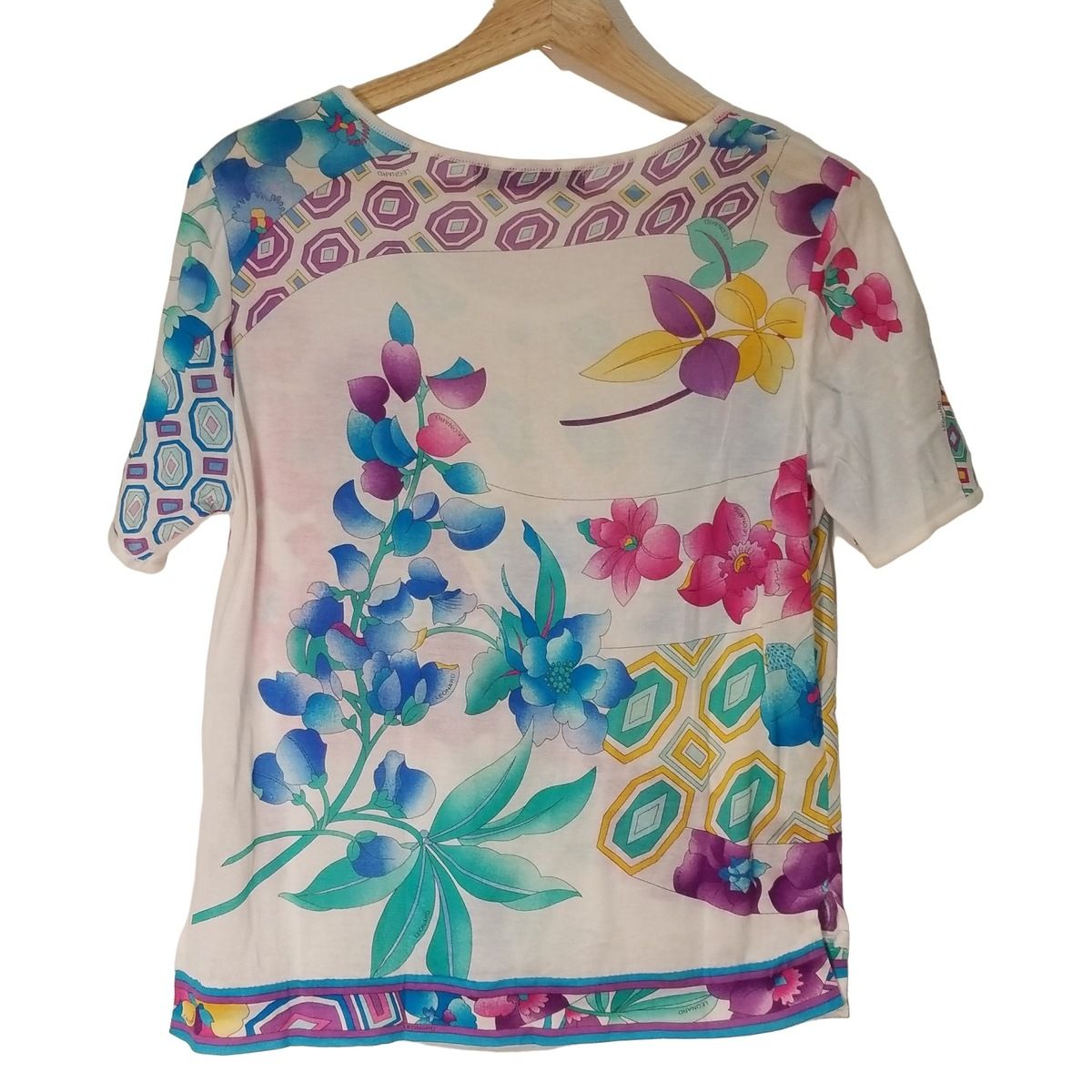 LEONARD(レオナール) 半袖カットソー サイズ42 L レディース美品 - 白