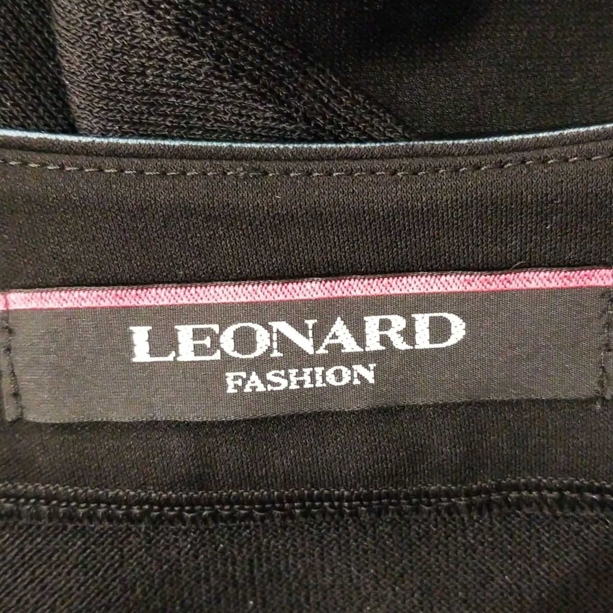 LEONARD(レオナール) カーディガン サイズ42 L レディース美品 - 黒