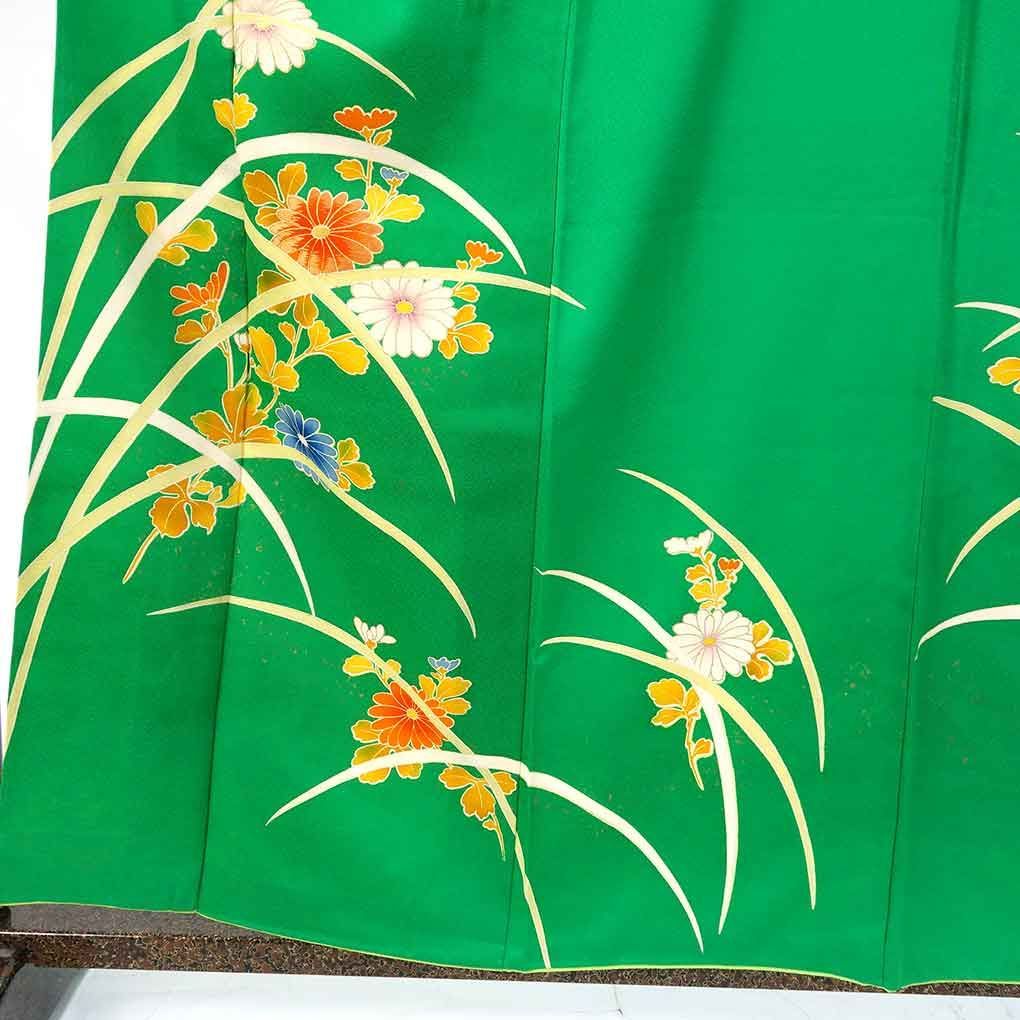 訪問着 身丈160cm 裄63cm 前幅25cm 後幅29.5cm 袖丈56cm 袖幅32cm