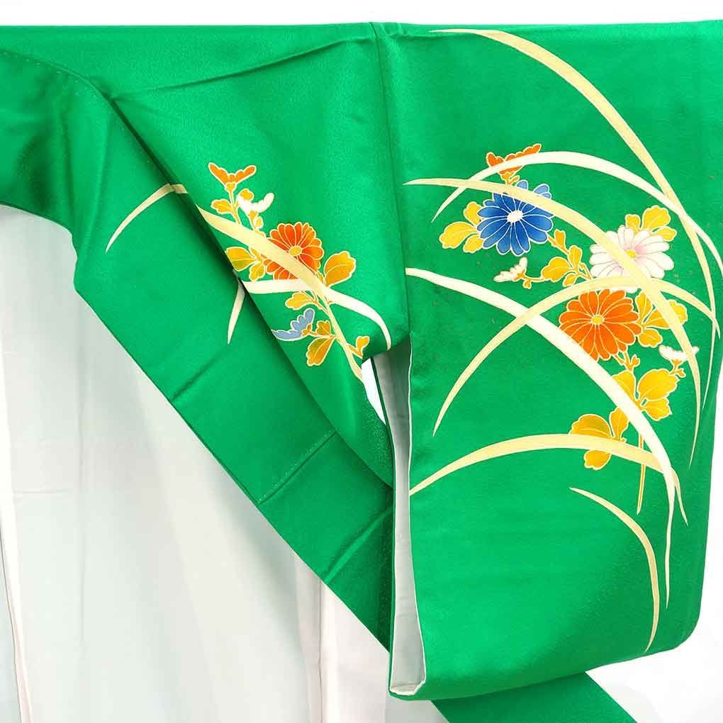 訪問着 身丈160cm 裄63cm 前幅25cm 後幅29.5cm 袖丈56cm 袖幅32cm