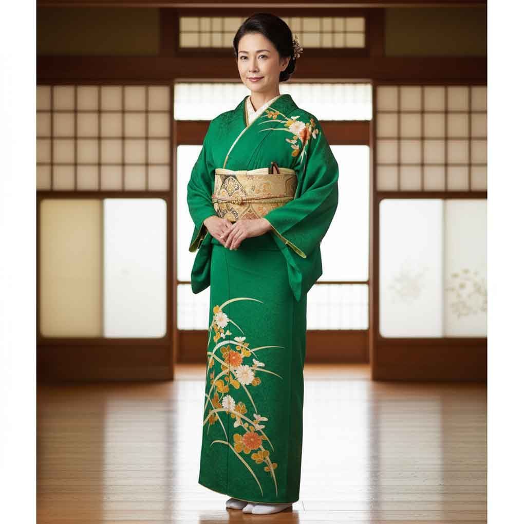 訪問着 身丈160cm 裄63cm 前幅25cm 後幅29.5cm 袖丈56cm 袖幅32cm