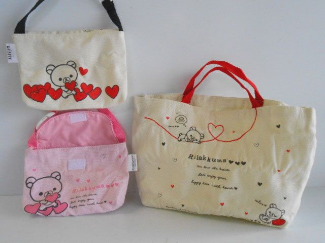 ♯Kum18FOリラックマハートがいっぱいバッグインバッグコレ全5種