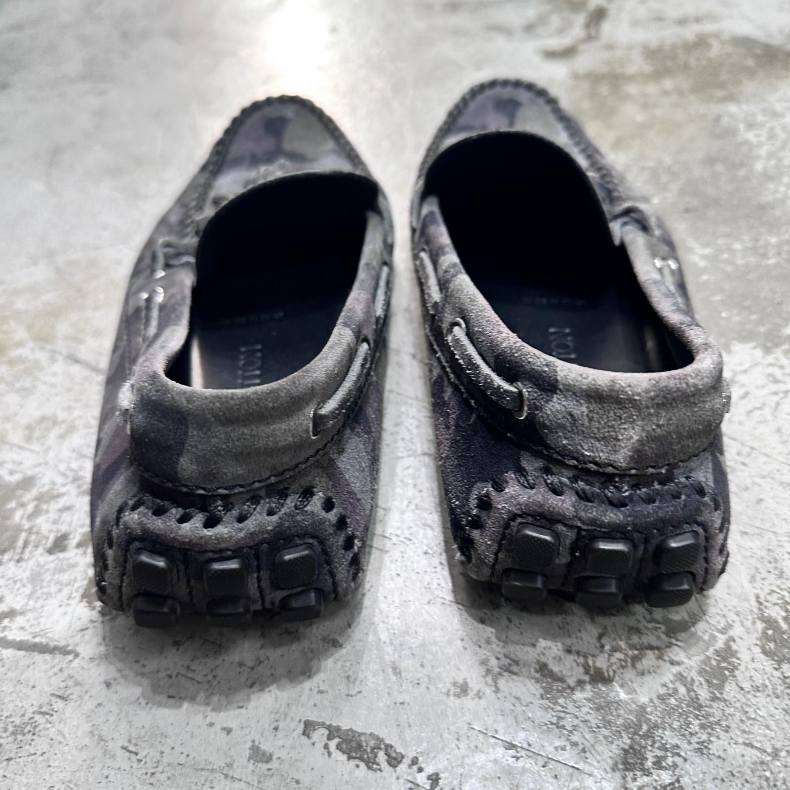 LOUIS VUITTON 迷彩 ドライビングシューズ スリッポン ルイ・ヴィトン