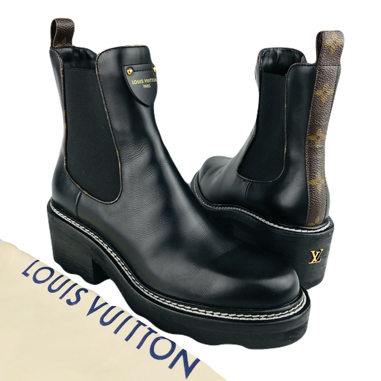 美品☆LOUIS VUITTON・ルイヴィトン ボブールライン レディース レザー