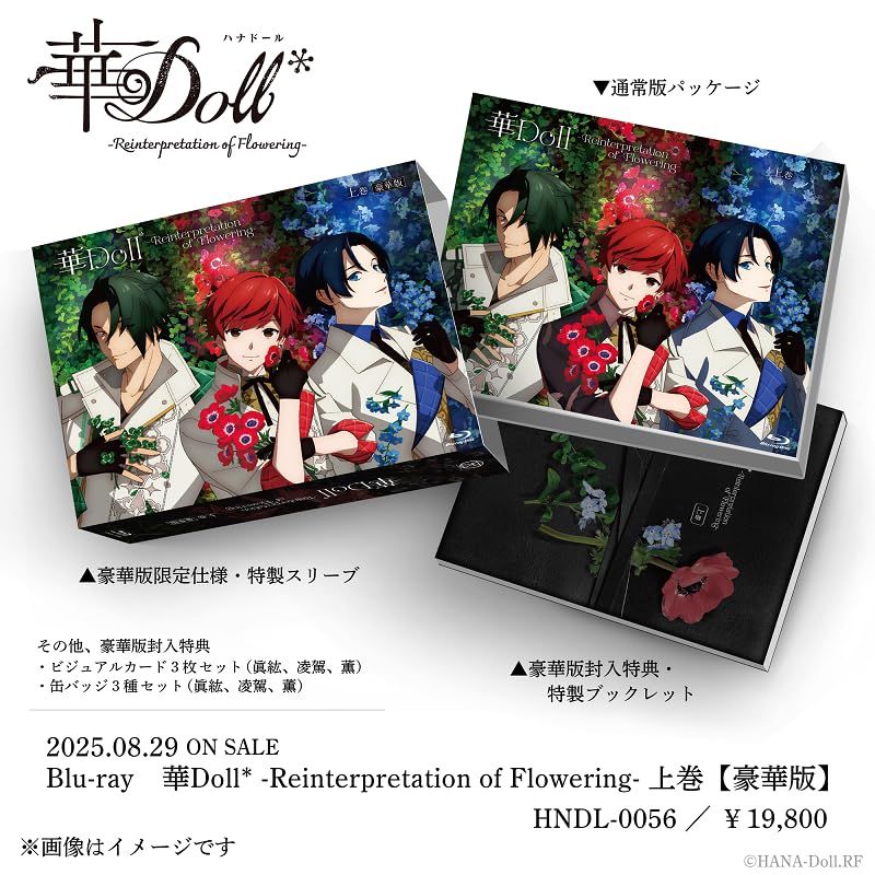 BD 華Doll Reinterpretation of Flowering 上巻 豪華版 Blu ray 山下誠一郎 出演 形式