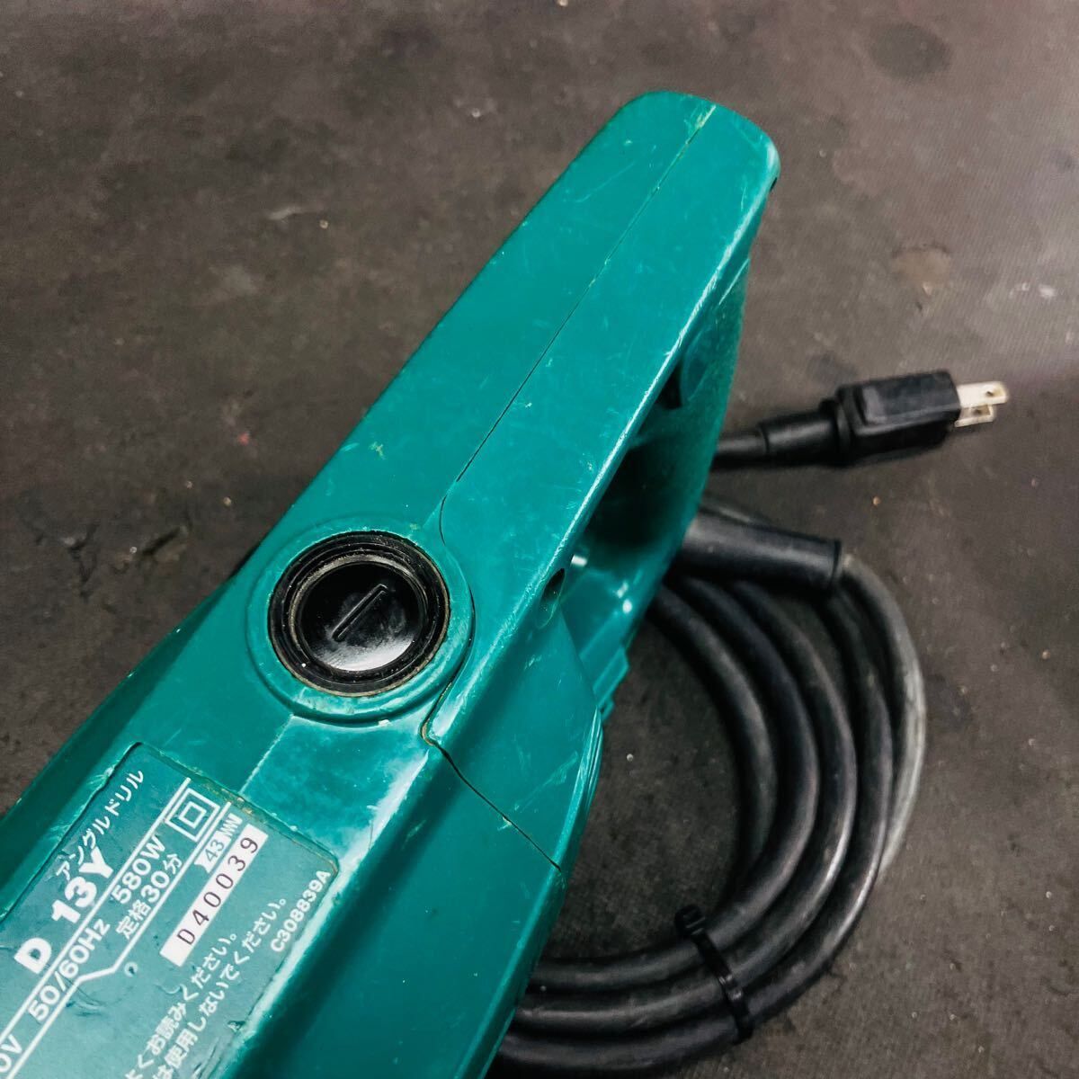 動作良好 日立 HIKOKI 13mm アングルドリル D13Y ハンドル付き 【中古 