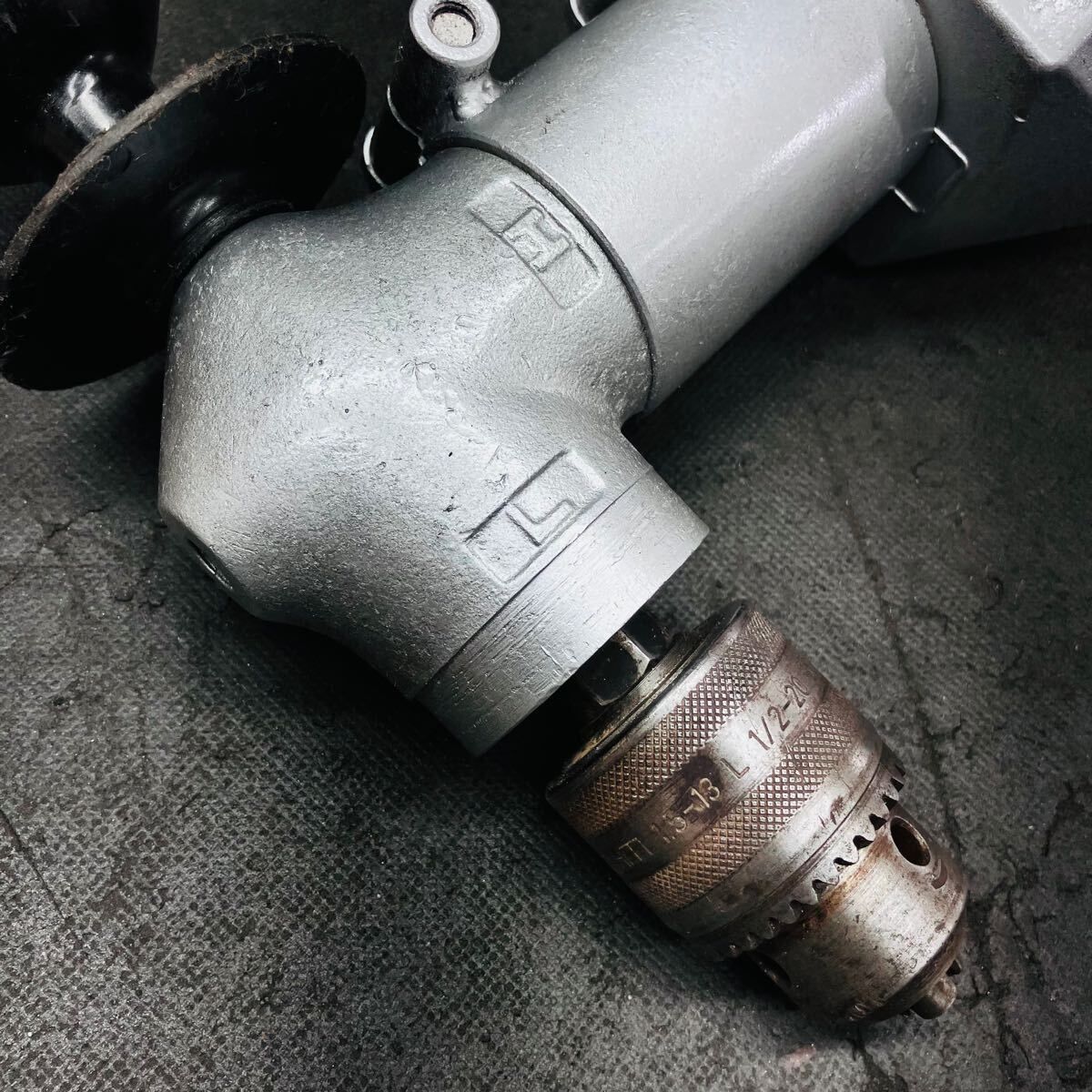 動作良好 日立 HIKOKI 13mm アングルドリル D13Y ハンドル付き 【中古 