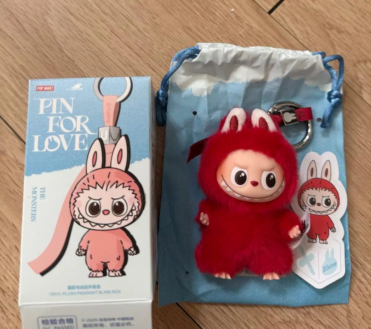 POP MART (ポップマート) ミニ ラブブ(Labubu) 私の心の中の秘密のパスワード X