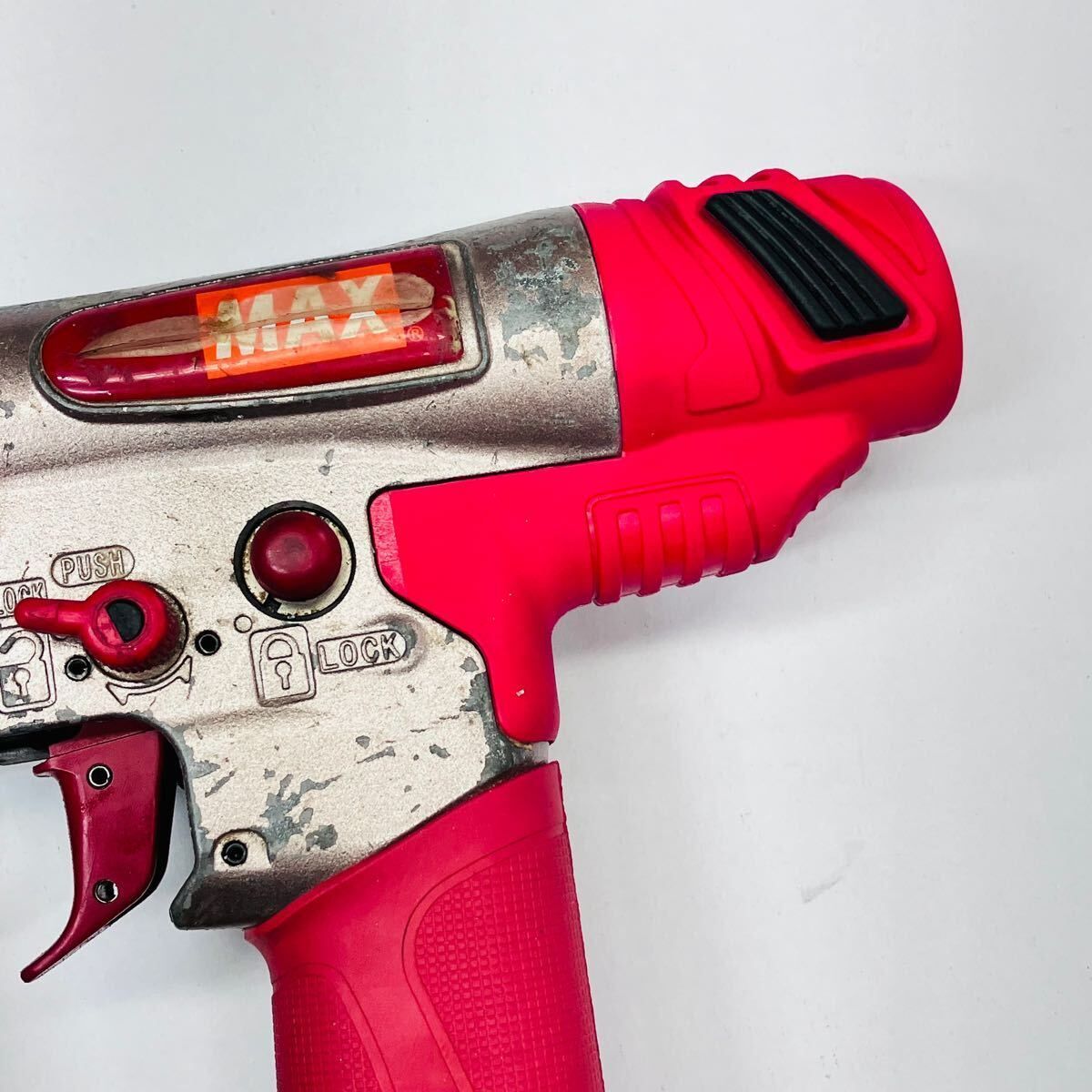 動作良好 MAX マックス 高圧 4 mm幅 フロアタッカー HA-38 F 2 D MAフロア 本体のみ