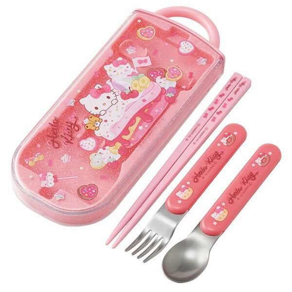 ハローキティ スライド式トリオセット お弁当用カトラリー Fancy