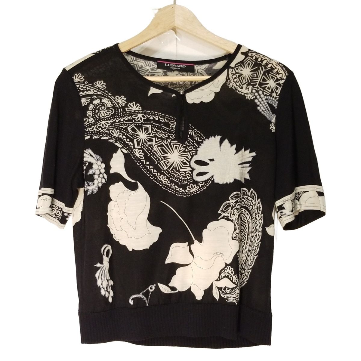 LEONARD(レオナール) アンサンブル サイズLL レディース - 黒