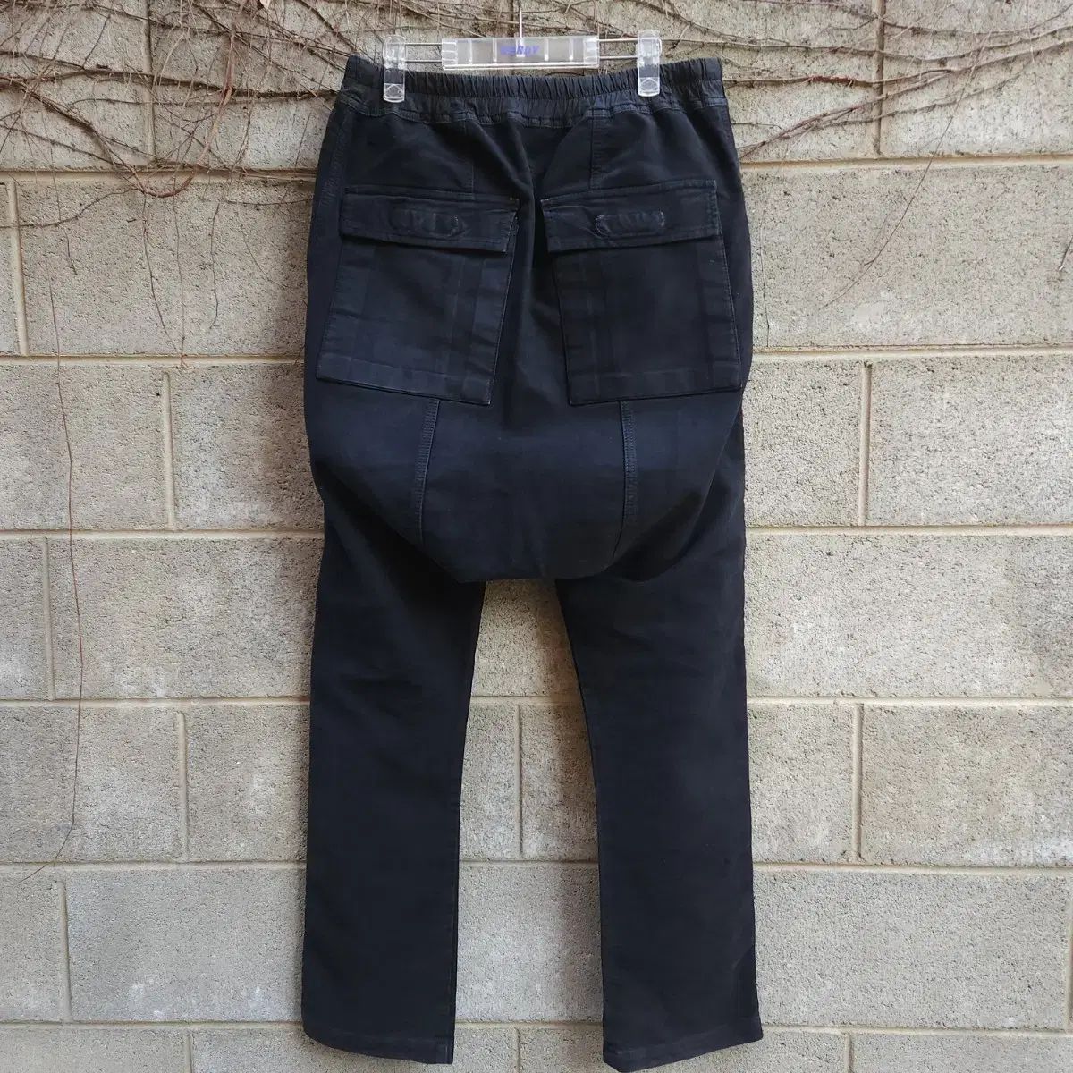 M 14 fw RICK OWENS DRKSHDW リックオウエンス ダークシャドウ バギー ムールスキン ロングパンツ MAD