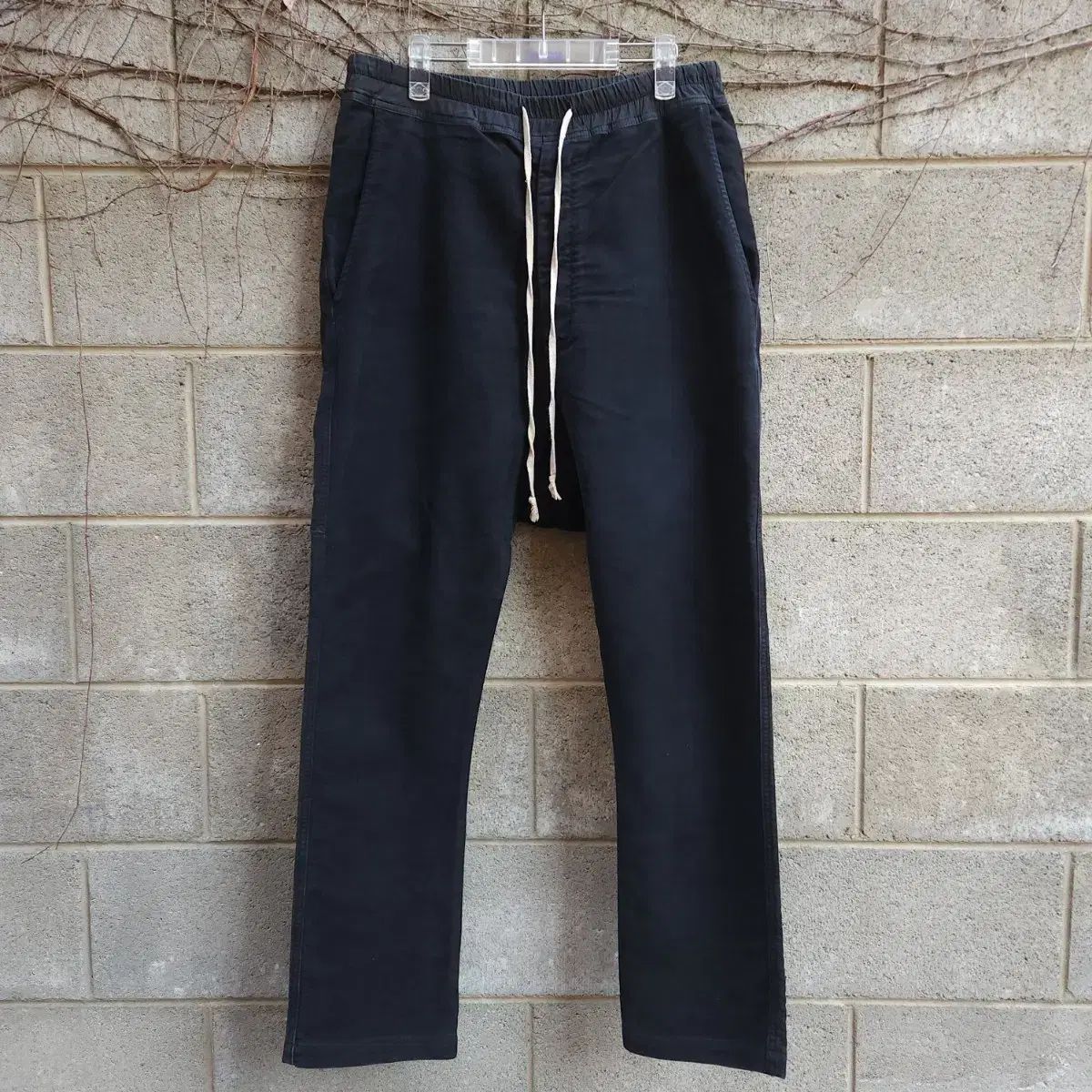 M 14 fw RICK OWENS DRKSHDW リックオウエンス ダークシャドウ バギー ムールスキン ロングパンツ MAD