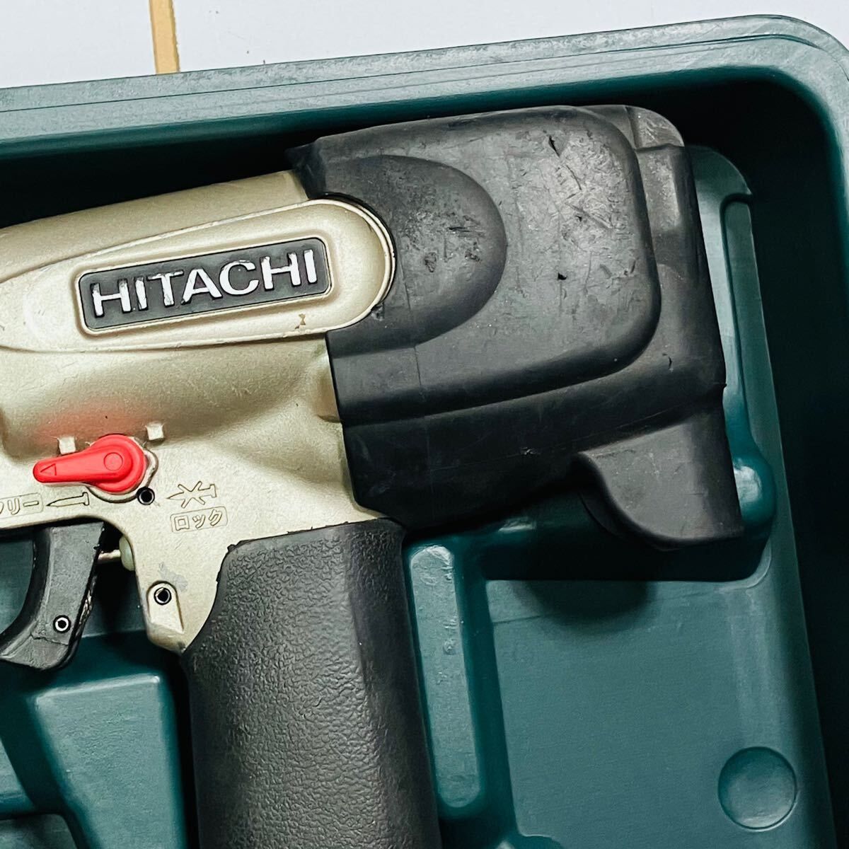 動作良好 HIKOKI 日立 常圧 55 mm ピンネイラ NP M ケース