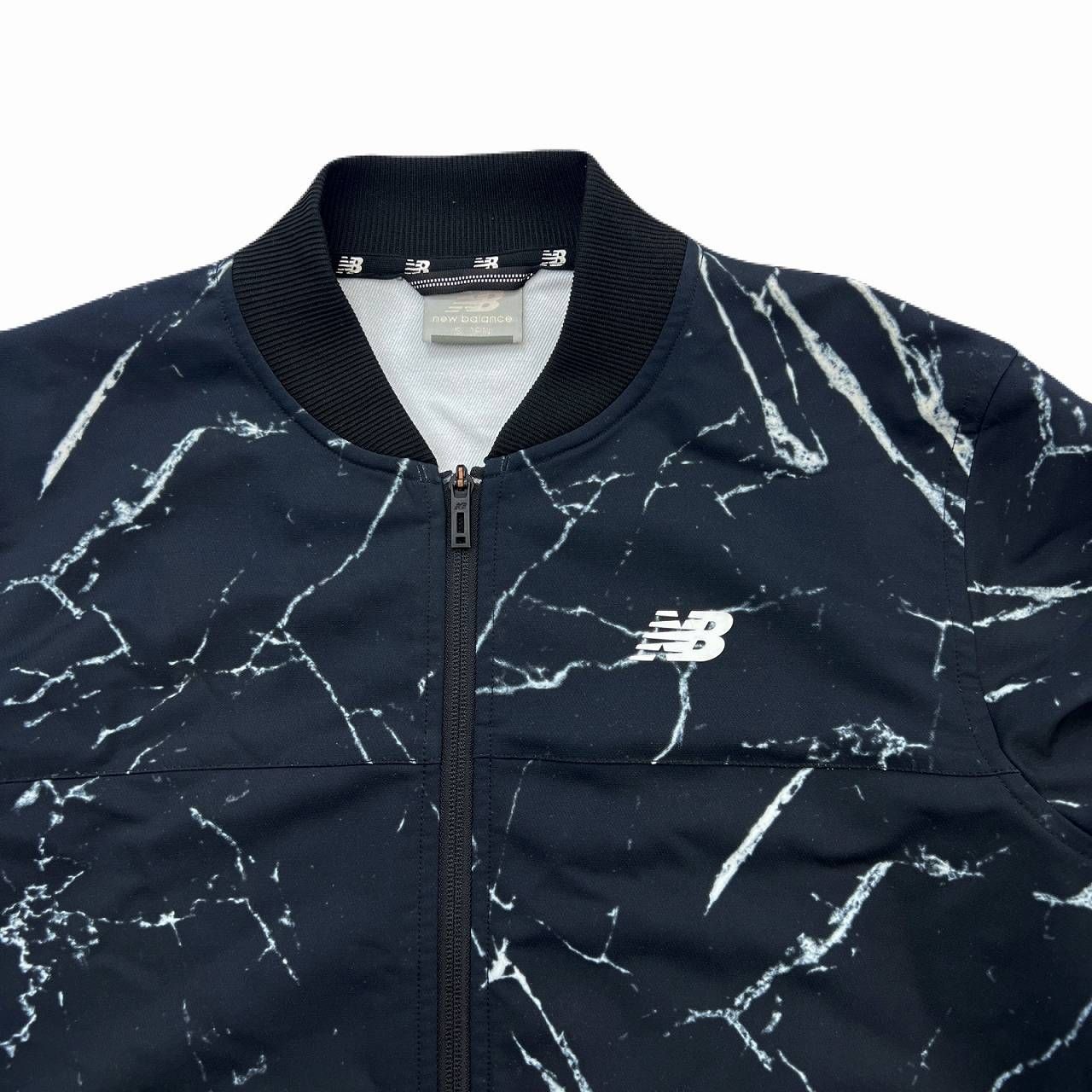 ニューバランス ジップアップ ブルゾン メンズ Sサイズ ブラック