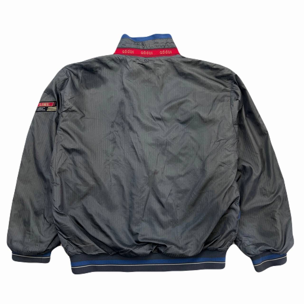 アディダス ナイロンジャケット ダークグレー メンズ Lサイズ ウィンド