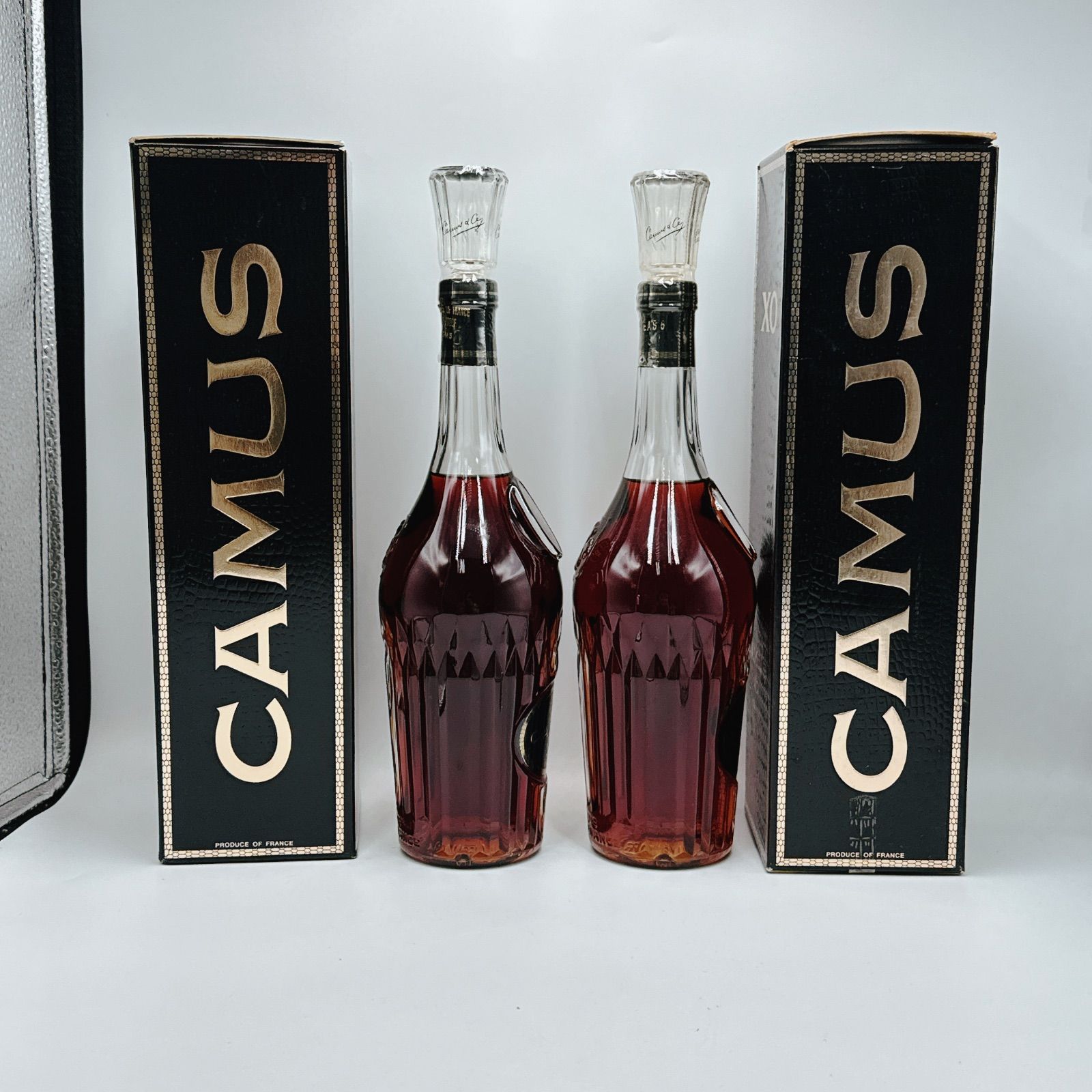 カミュ　CAMUS XO 古酒 カミュ XO ロングネック 未開栓 2本 古酒 ブランデー - メルカリ