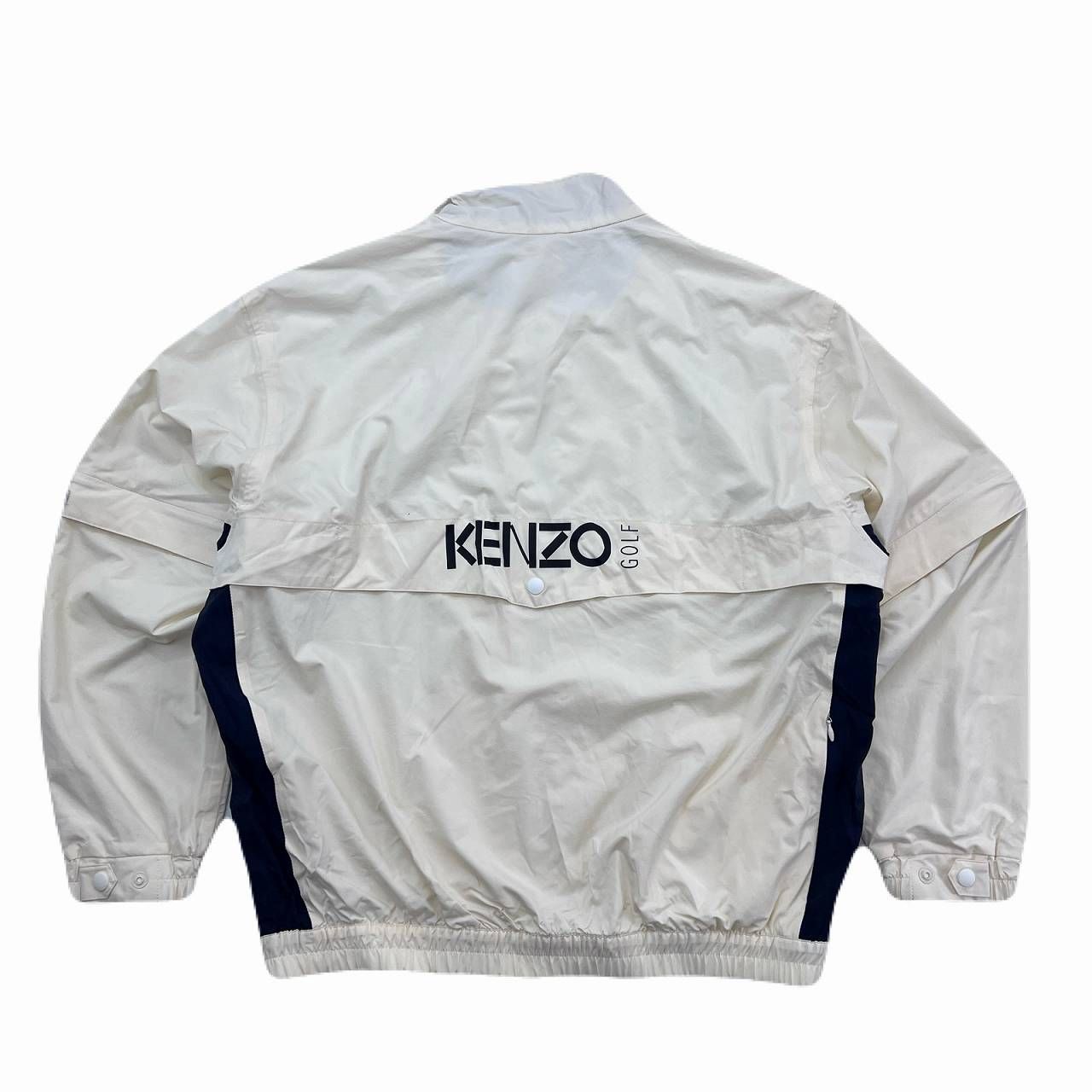 ケンゾー KENZO GOLF ナイロンジャケット ホワイト メンズ 4サイズ L