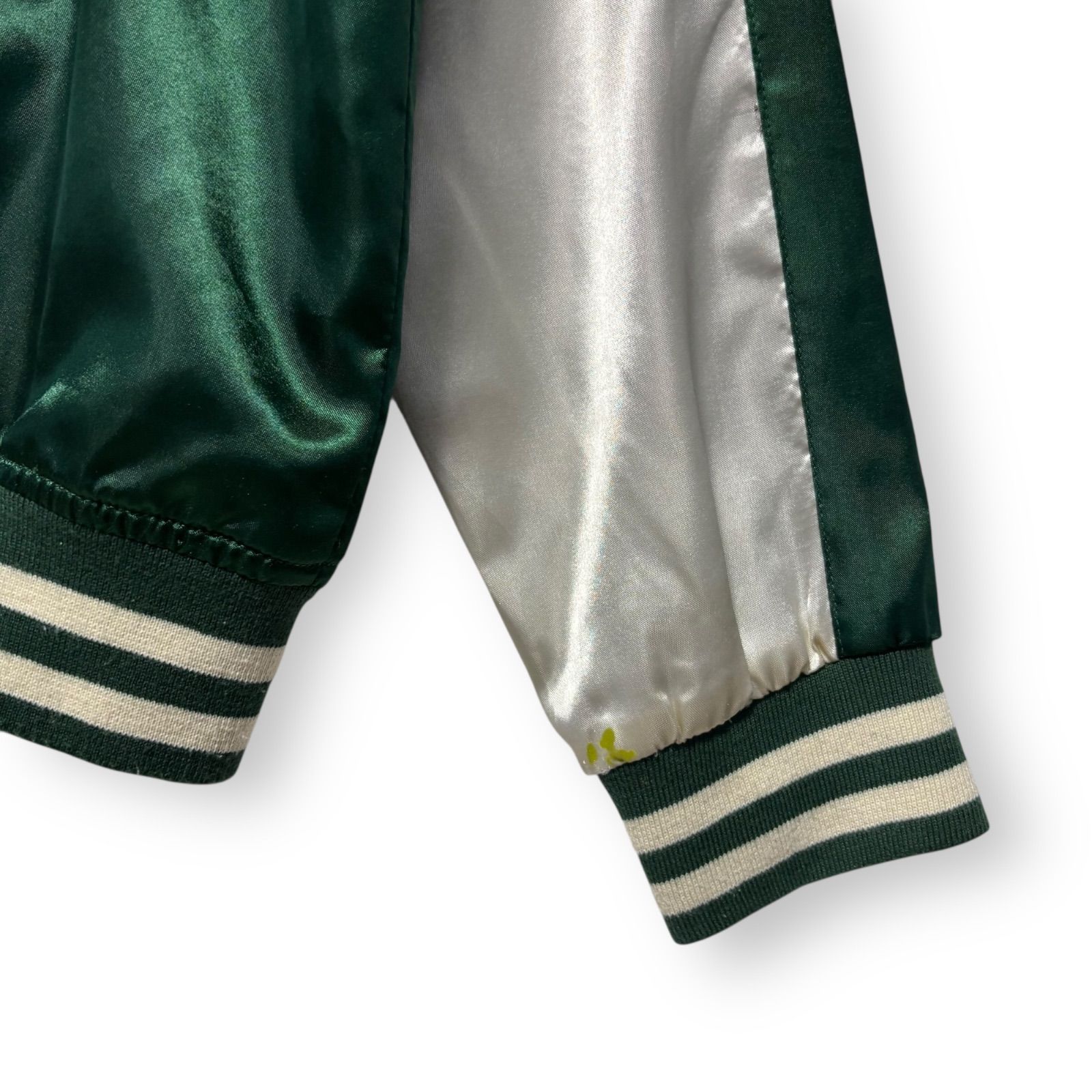 鏡花水月 スカジャン 虎 龍 刺繍 ドラゴン 和柄 日本 y2k グリーン 緑