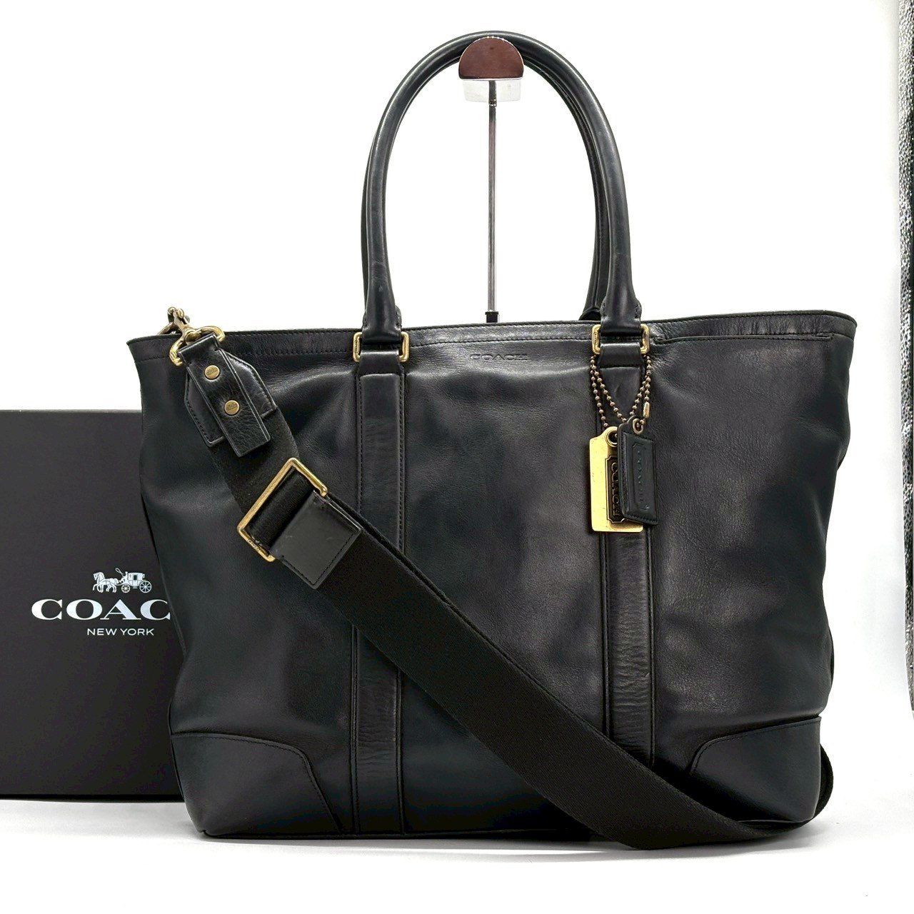 武骨さに宿る品格】 COACH コーチ トートバッグ 2WAY ブリーカー