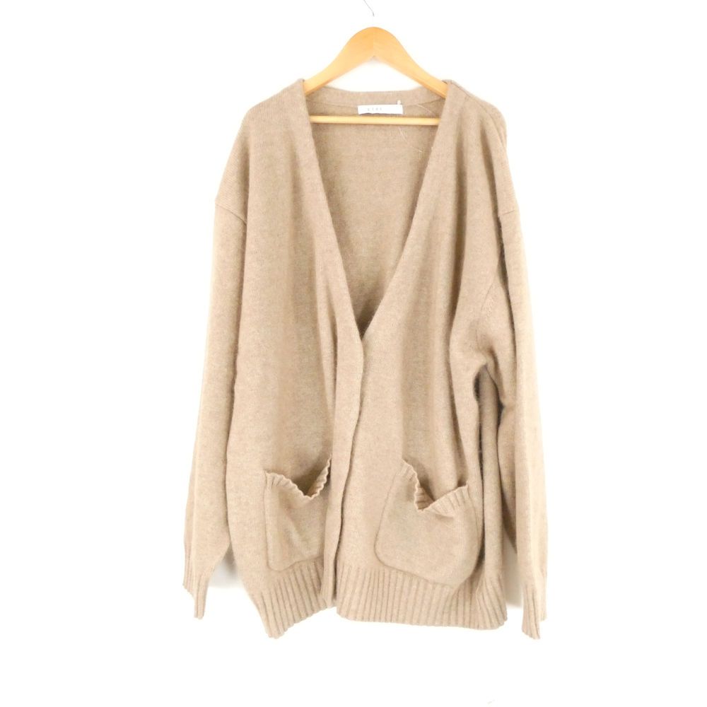 ETRE TOKYO エトレトウキョウ 0 プレーンステッチVネックニット カーディガン ナイロン他 アンゴラ ウール 長袖 トップス レディース