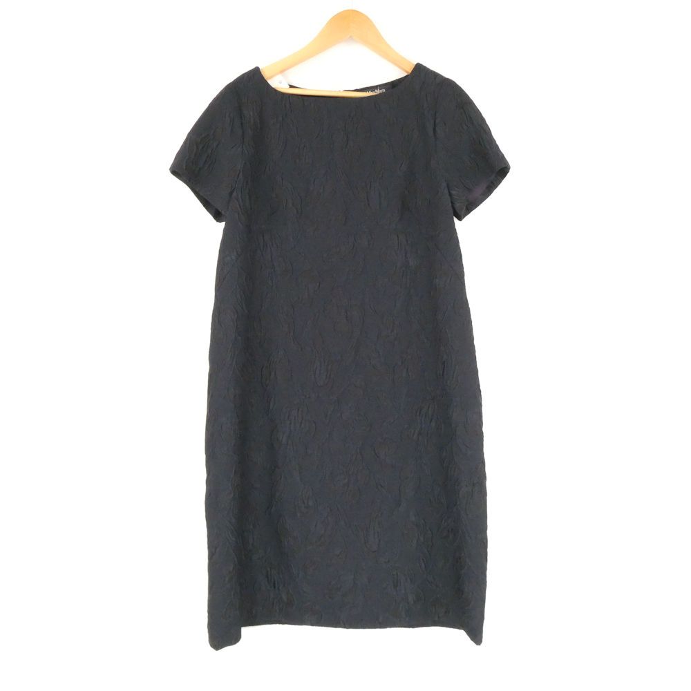 Smaxmara エスマックスマーラ ワンピース 38 160 84 A シルク100％ ひざ下丈 半袖 レディース