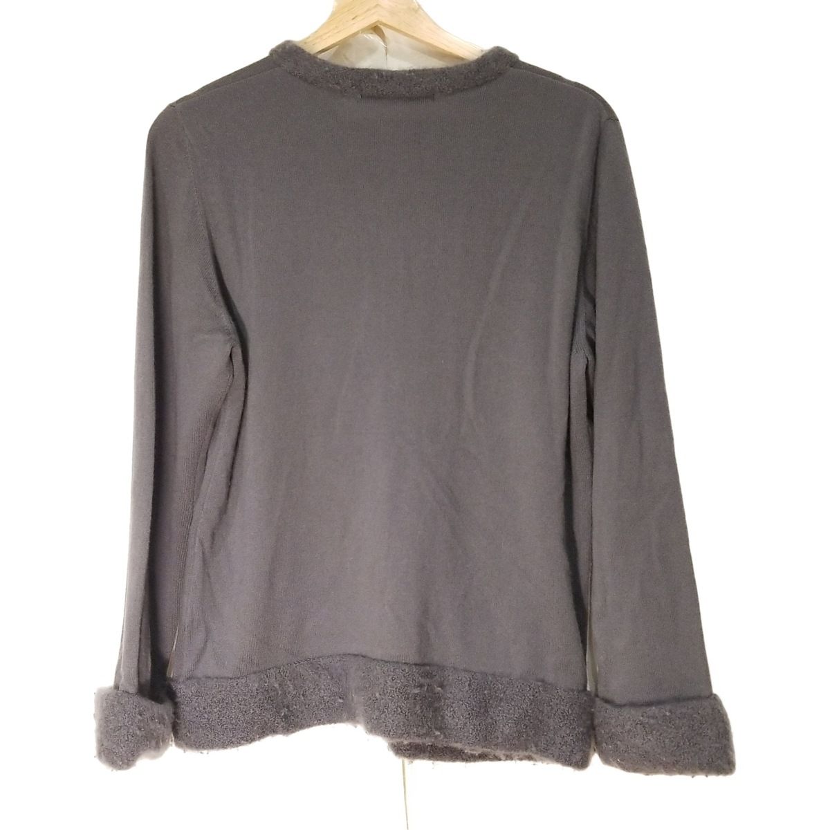 LEONARD(レオナール) カーディガン サイズ42 L レディース - グレー