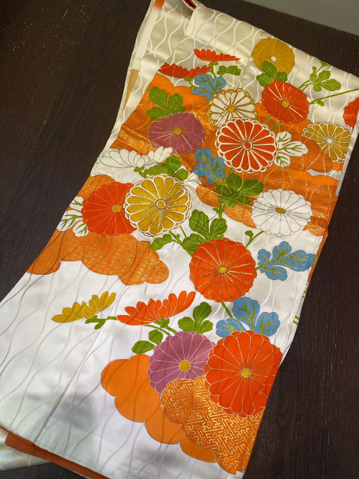 まとめ売り】正絹振袖7枚 リメイク素材 ハンドメイド向け - メルカリ