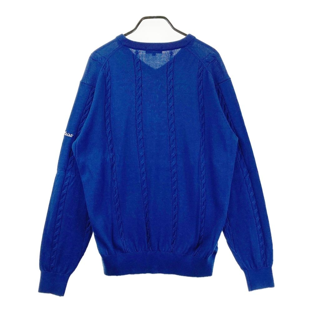 タイトリスト　Titleist L 青 セーター サイズ：3L TITLEIST タイトリスト Vネックニットセーター ブルー系