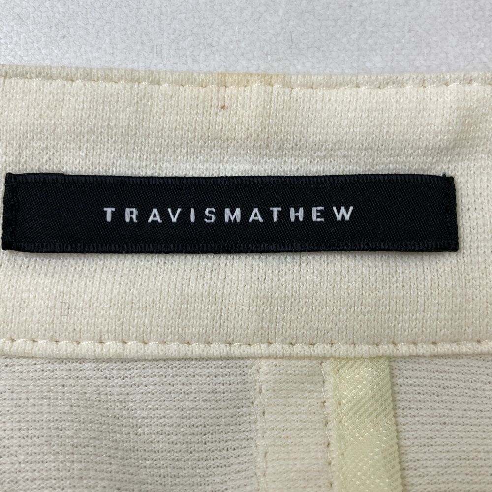 サイズ：M TRAVIS MATHEW トラビスマシュー ジップジャケット ホワイト