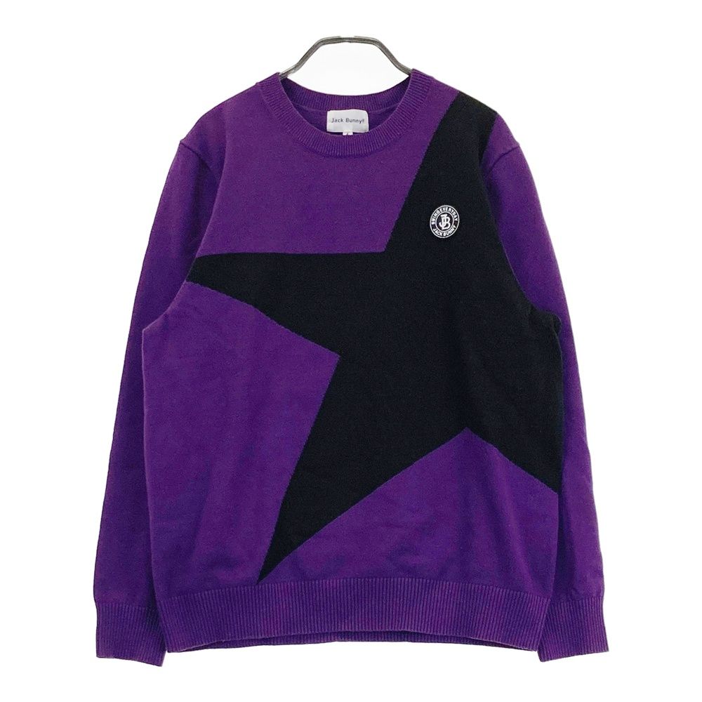 サイズ：4 JACK BUNNY ジャックバニー ニットセーター パープル系