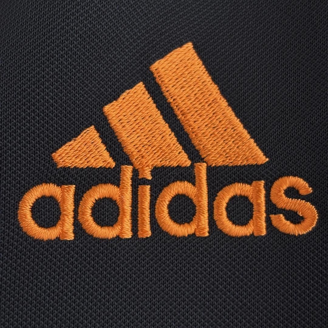 adidas トラックジャケット ジャージ 刺繍ロゴ ワンポイント オレンジ